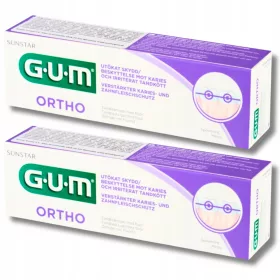    2x GUM Ортодонтска паста за зъби за брекети