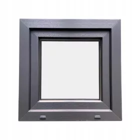   PVC ДОГРАМА 50 X 50 / 500 X 500 RU ПРОЗОРА ДЯСНА АНТРАЦИТ 24H