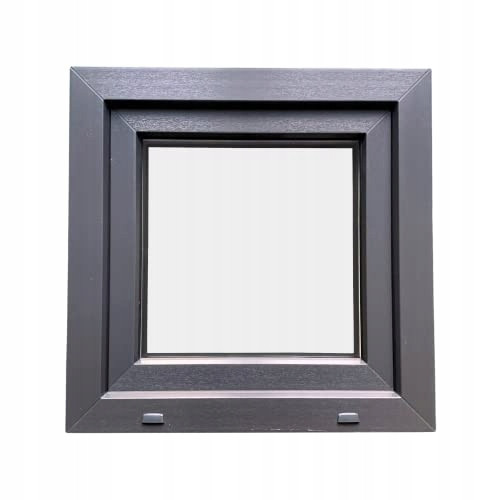 PVC ДОГРАМА 50 X 50 / 500 X 500 RU ПРОЗОРА ДЯСНА АНТРАЦИТ 24H