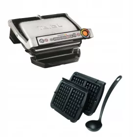    Tefal Optigrill+ сгъваема електрическа скара сребристо/сива 2000 W