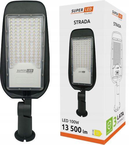  Улична лампа SuperLED 100 W 13500 lm с мрежово захранване