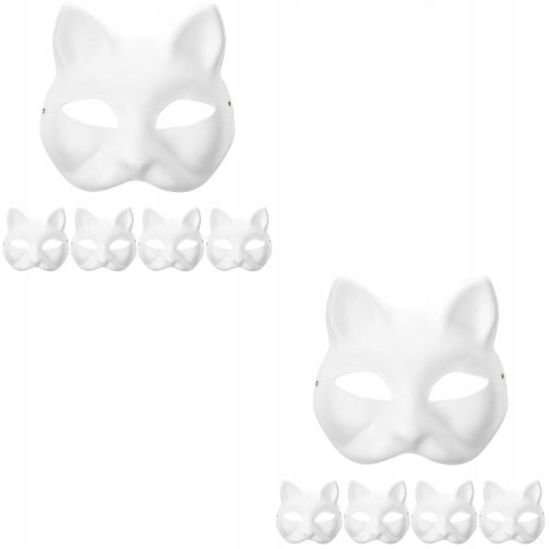 Котешка маска за лице Halloween Masks Fox Base 10 бр