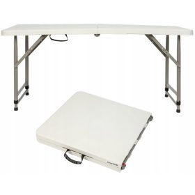   Градинска маса - Маса Bauerkraft, пластмасова, правоъгълна, 122 x 60 x 74 см