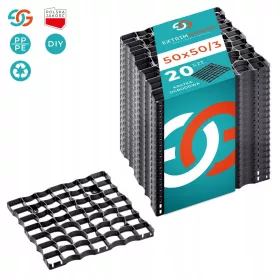   Градинска решетка - Пластмасова решетка 50 х 50 х 3 см