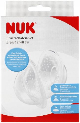  Корми за кърмачки NUK прозрачни 2 бр.