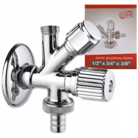   Goshe 0200.241 тарелков вентил 1/2" x 3/4" x M10