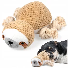    Играчка ЗА КУЧЕ плюшена играчка скърцащ ленивец