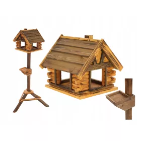  Стояща хранилка за птици с крак