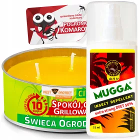    Свещ против комари и мухи Mosquito Killers 0,2 кг 380 мл
