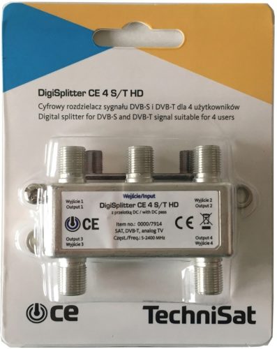  TechniSat DIGISPLITTER 4 пасивен антенен сплитер