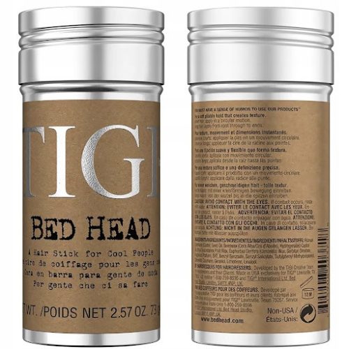  TIGI Bed Head Wax Stick Стик за кола маска за коса, силен матов восък, 75 ml