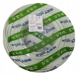   Плосък електрически кабел, монтаж YDYp NKT 3 x 2.5