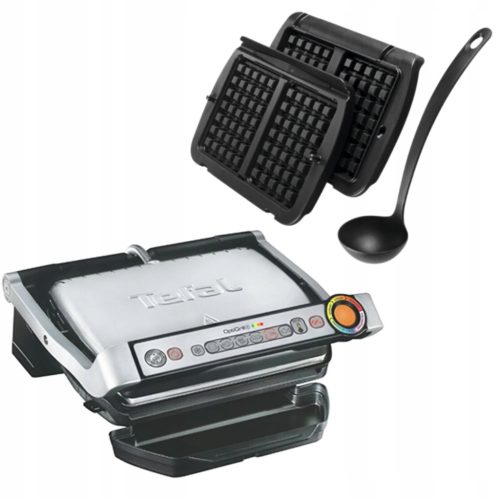  КОНТАКТЕН ГРИЛ ПАНИНИ МЕЙКЪР TEFAL OPTIGRILL КОМПЛЕКТ ФОРМИ ЗА ВАФЛИ