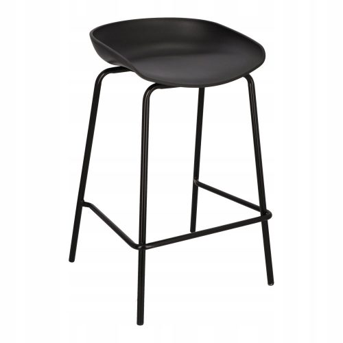  Бар стол Grego Design, черен, 65 см