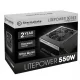 Захранване THERMALTAKE Litepower II Black 550W (активен PFC, 2xPEG, 120 мм, единична релса)