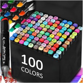    Алкохолни маркери, двустранни маркери, флумастери, маркери, комплект + чанта