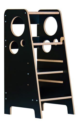  Кухненски помощник/Кухненски помощник черен MDF CKM+