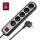 Rebel surge protector удължителен кабел 3 м, 5 бр.гнезда, сив