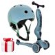  Scoot and Ride Highwaykick 1 2в1 триколесен скутер, син + велосипедна каска Scoot and Ride 96322, XXS