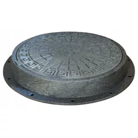   Капак за шахта за септична яма 5Ton 80/60см сив
