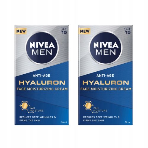  NIVEA MEN Хиалурон крем против бръчки 2 бр.