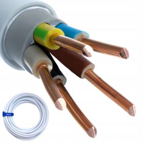   Кръгла аларма, електрически и инсталационен кабел YDY Hilark 5 x 6