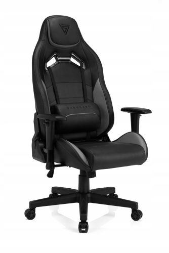  Геймърски стол Sense7 Vanguard, сива еко кожа