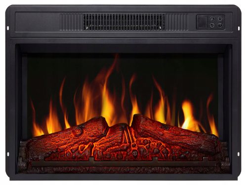 Камина за вграждане с функция за отопление, електрическа ArtiFlame черна 1800 W 58,4 x 43,5 x 12,8 cm