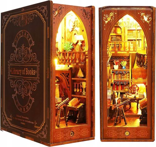 Книгоразделител - 3D пъзел дървени книгоразделители