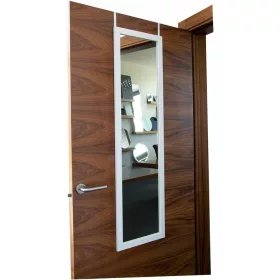    BD art огледало за стена, правоъгълник, дървена рамка, 358 x 1258 мм