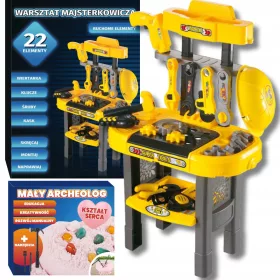    Направи си сам работилница за деца 22 елемента + КРИСТАЛНА МИНА Диамантени разкопки археолог