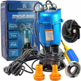    Потопяема помпа Помпа за септична яма с мелница МОЩНА 550 W 180 l/h