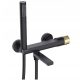 VALVEX DECOR Black GOLD Смесител за вана с комплект