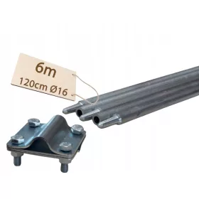   СГЪВАЕМ ЗАЗЕМИТЕЛ МЪЛНИЕПРЕДПАЗИТЕЛ ГАЛВАНИЗИРАН PV 5x1.2m 6m