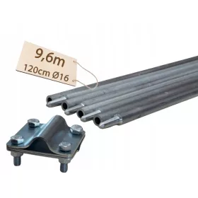   СГЪВАЕМ ЗАЗЕМИТЕЛ МЪЛНИЕПРЕДПАЗИТЕЛ ГАЛВАНИЗИРАН PV 8x1.2m 9.6m