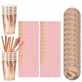   Съдове за еднократна употреба - Еднократни хартиени чинии Party Deco, 6 бр