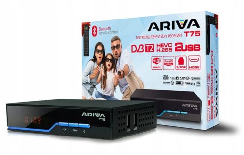  FERGUSON T75 DVB-T T2 HEVC H.265 USB ДЕКОДЕР X 2