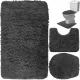 Противоплъзгащо килимче за баня Soft Grey 3 бр