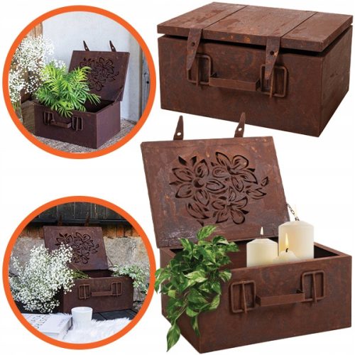  Саксия Garden Dekory 40 см х 30 х 21 см метал