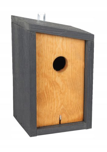  ДЪРВЕНА КУТИЯ ЗА ГНЕЗДЕНЕ ЗА ЦИНИЦИ 14.5x14x21.5/25