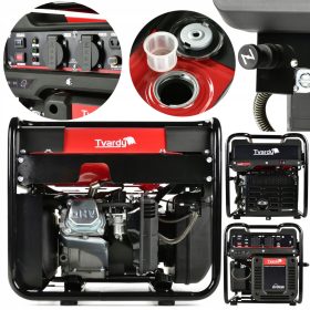    Преносим монофазен бензинов генератор Tvardy 3500 W