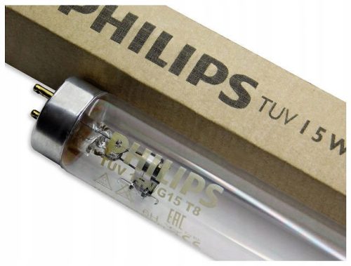  Флуоресцентна лампа Philips TUV UV-C 15 W G15 T8