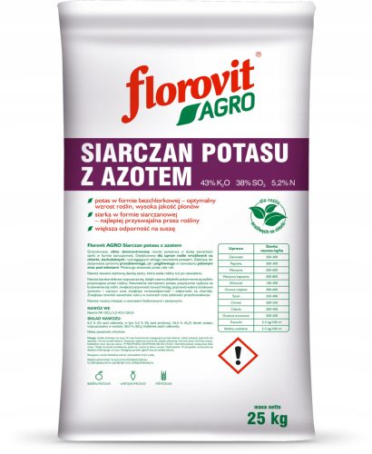 Градински тор - Сяра, сулфатен тор Grupa Inco гранули 25 кг 25 л