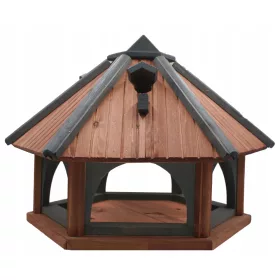  Дървена хранилка за птици 62х45 см