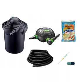    ВЕТЪРЕН ФИЛТЪР 8000L + UV ЛАМПА 9W + ПОМПА 5000l/h + МАРКУЧ