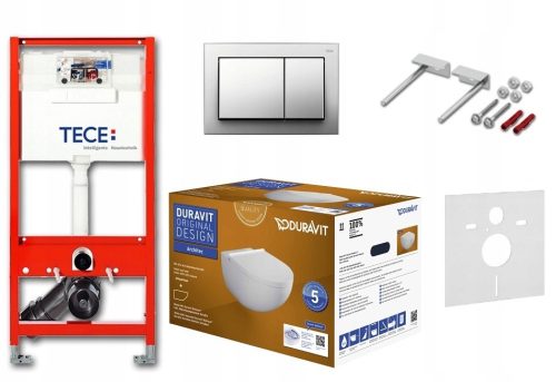 Комплект за скрита тоалетна чиния Tece Tece+Duravit+Tece Loop