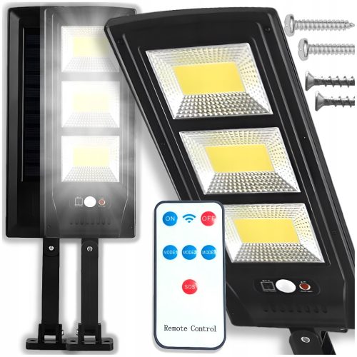  Улична лампа MAXSELL 1200 W 12000 lm на соларно захранване