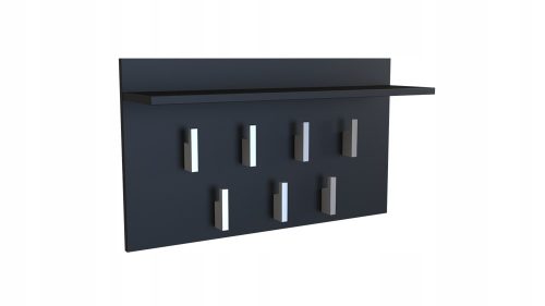 Рафт закачалка 2F, черен мат, антре, коридор
