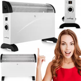   Конвекторен нагревател Lehmann 2000 W бял