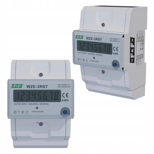 F&F измервател 230 V IP20 80 A